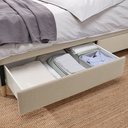 IDANÄS Upholstered storage bed - Naggen beige 140x200 cm - image 4