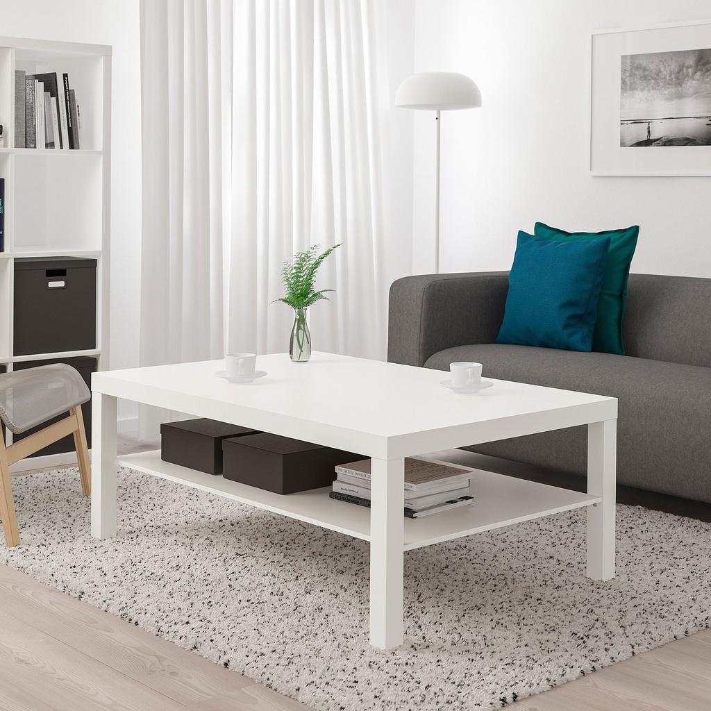 LACK Coffee table - white 118x78 cm - image 2