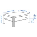 LACK Coffee table - white 118x78 cm - image 4