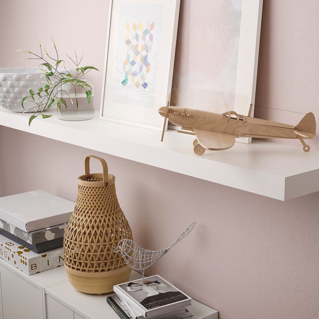 LACK Wall shelf - white 190x26 cm - image 3