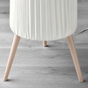 ÖKENSAND Floor lamp - beech/white
