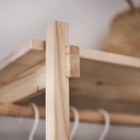 KRONÖREN Open wardrobe - pine 90x49x181 cm
