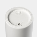 SMÅLOM LED pillar candle - battery-operated white 9 cm