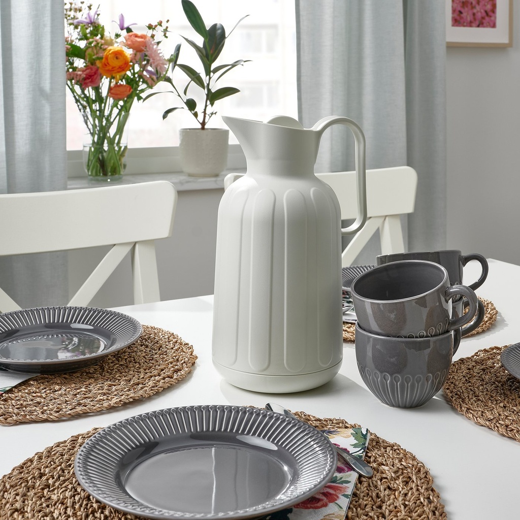 TAGGÖGA Vacuum flask - off-white 1.6 l