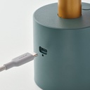 NÖDMAST LED portable lamp, battery operated - light pink/dark grey-green 26 cm