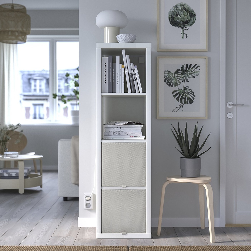 KOSINGEN Box - light grey 33x38x33 cm