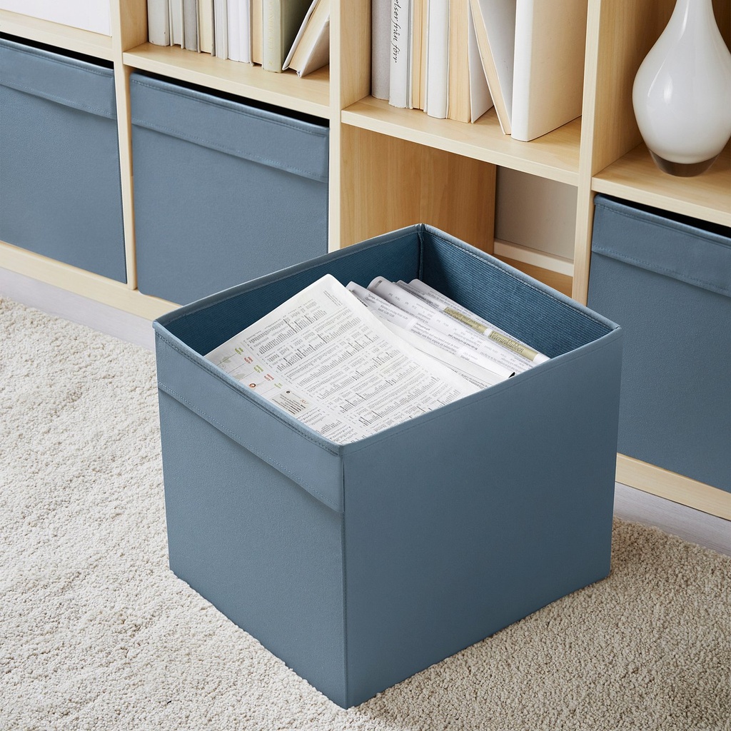 DRÖNA Box - blue 33x38x33 cm
