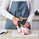 SVARTFISK Kitchen scissors - stainless steel/black