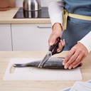 SVARTFISK Kitchen scissors - stainless steel/black