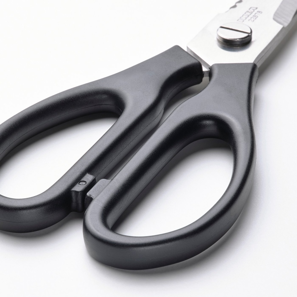 SVARTFISK Kitchen scissors - stainless steel/black