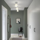 HAMNFYR Ceiling lamp - white 14 cm