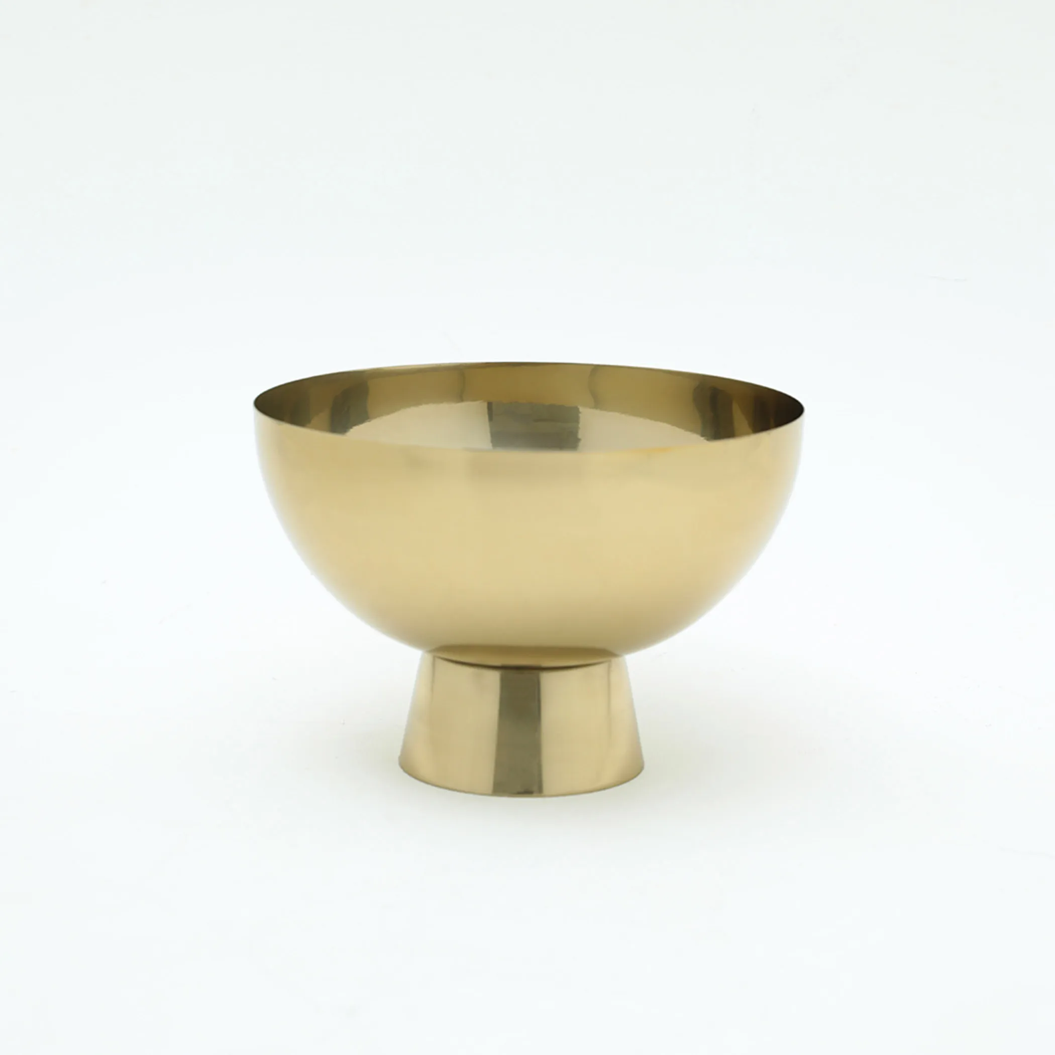 Bijou Steel Decor Bowl 19x19x14cm-Gold