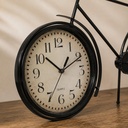 Bicyle Table Clock 60x38cm - Black