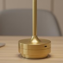 Merrex Cordless LED Touch Lamp 2000mAh Battery 13x28.5cm - Gold