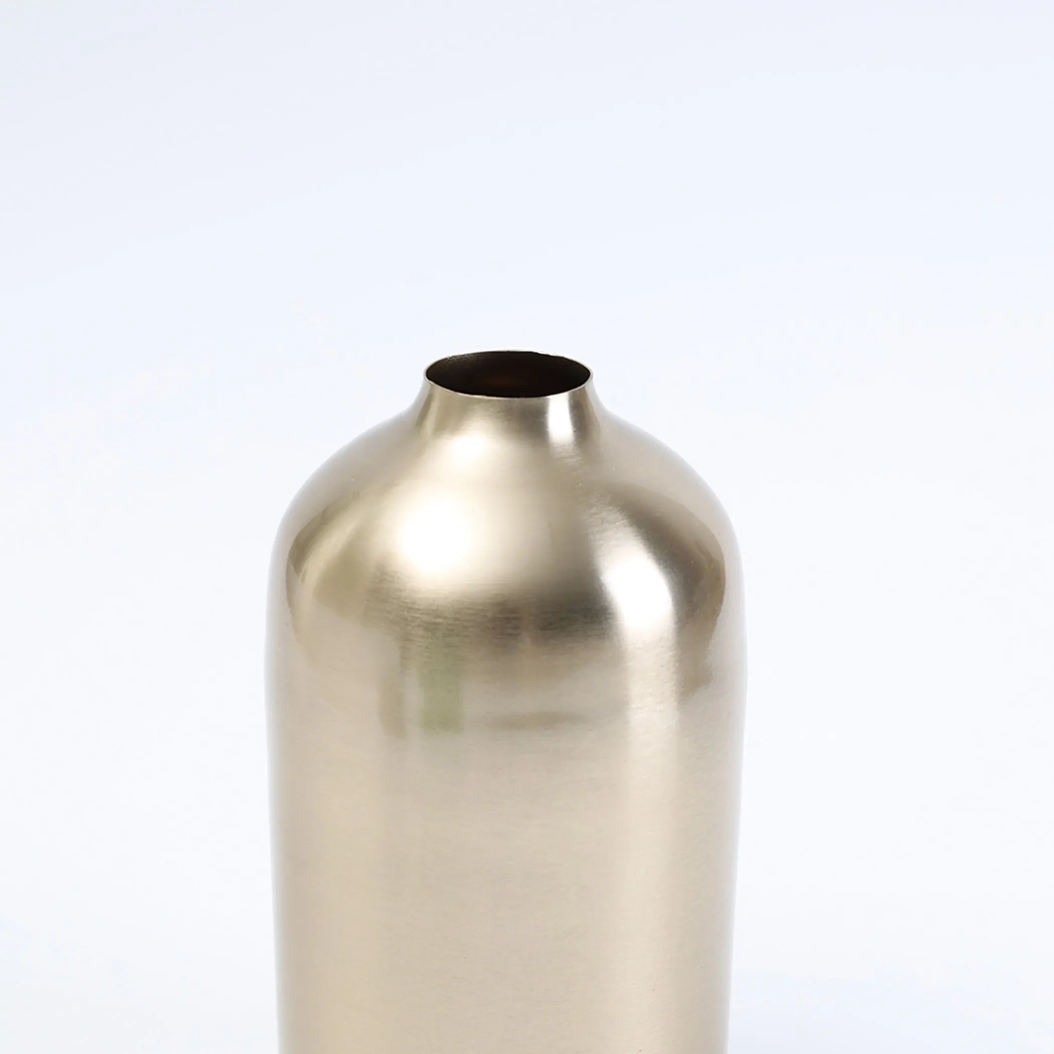 Sauve Bottle Vase 11x11x21cm-Gold