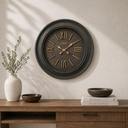 Cordal Wall Clock Dia 76cm - Black