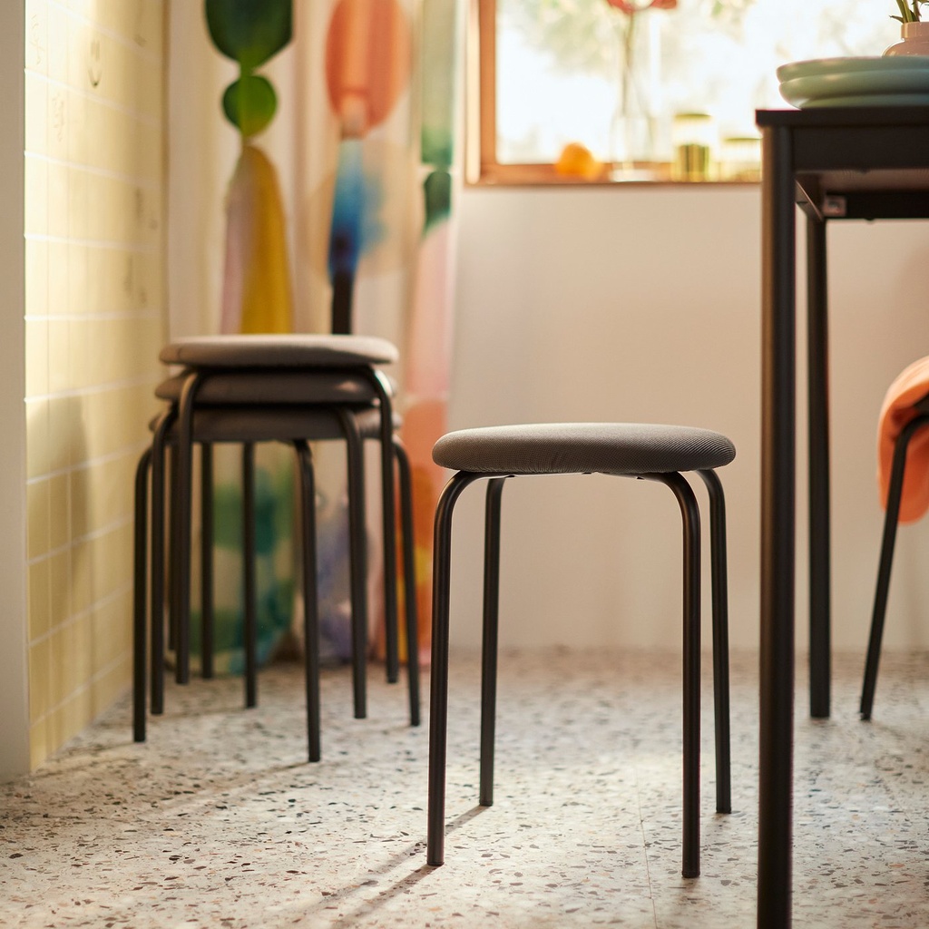 GULTARP Stool - anthracite/Remmarn anthracite