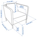 EKERÖ Armchair - Bomstad black