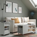 VIHALS Coffee table - white 91x37 cm