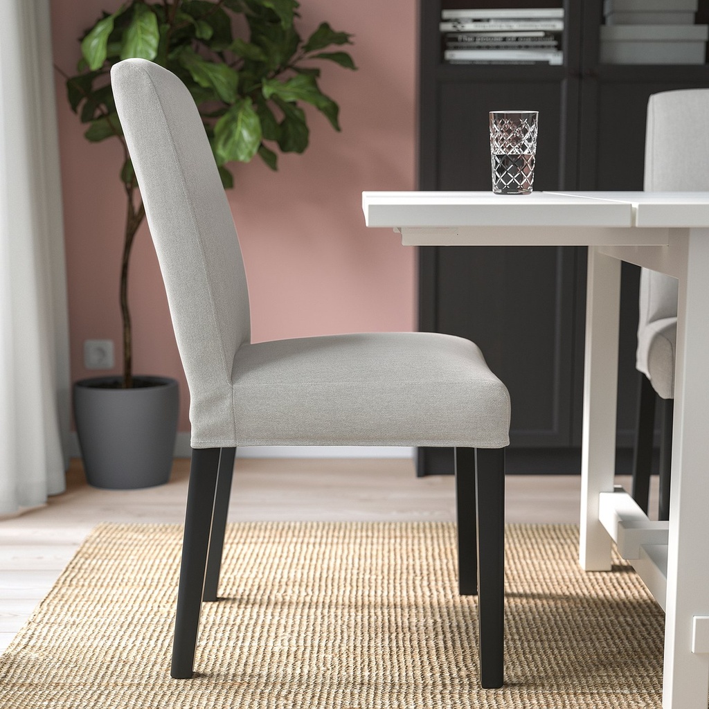 BERGMUND Chair - black/Orrsta light grey