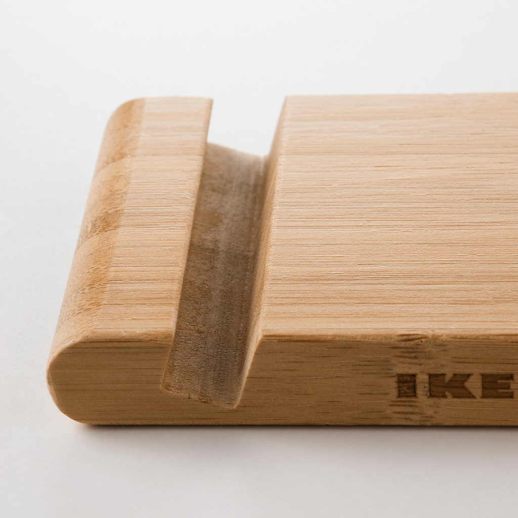 BERGENES Holder for mobile phone/tablet - bamboo