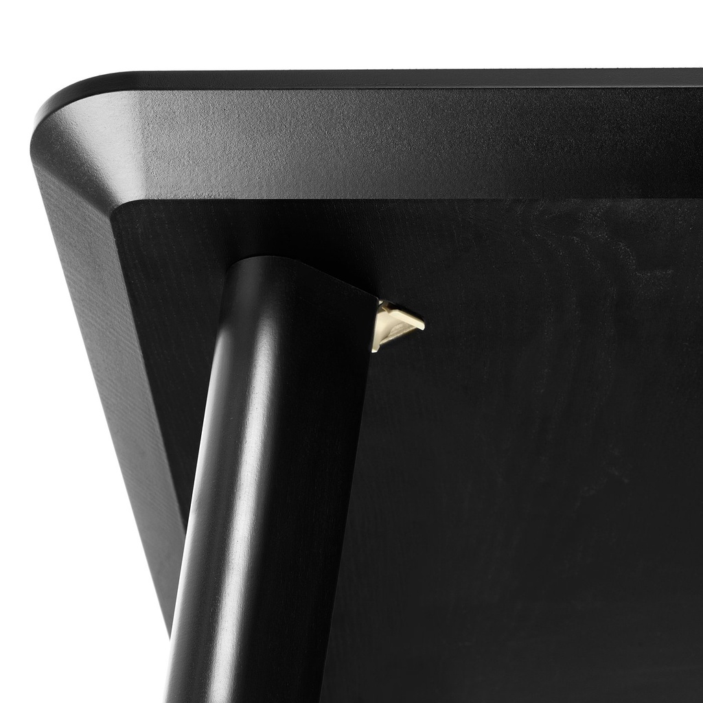 LISABO Table - black/ash veneer 55 1/8x30 3/4 "