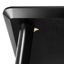 LISABO Table - black/ash veneer 55 1/8x30 3/4 "