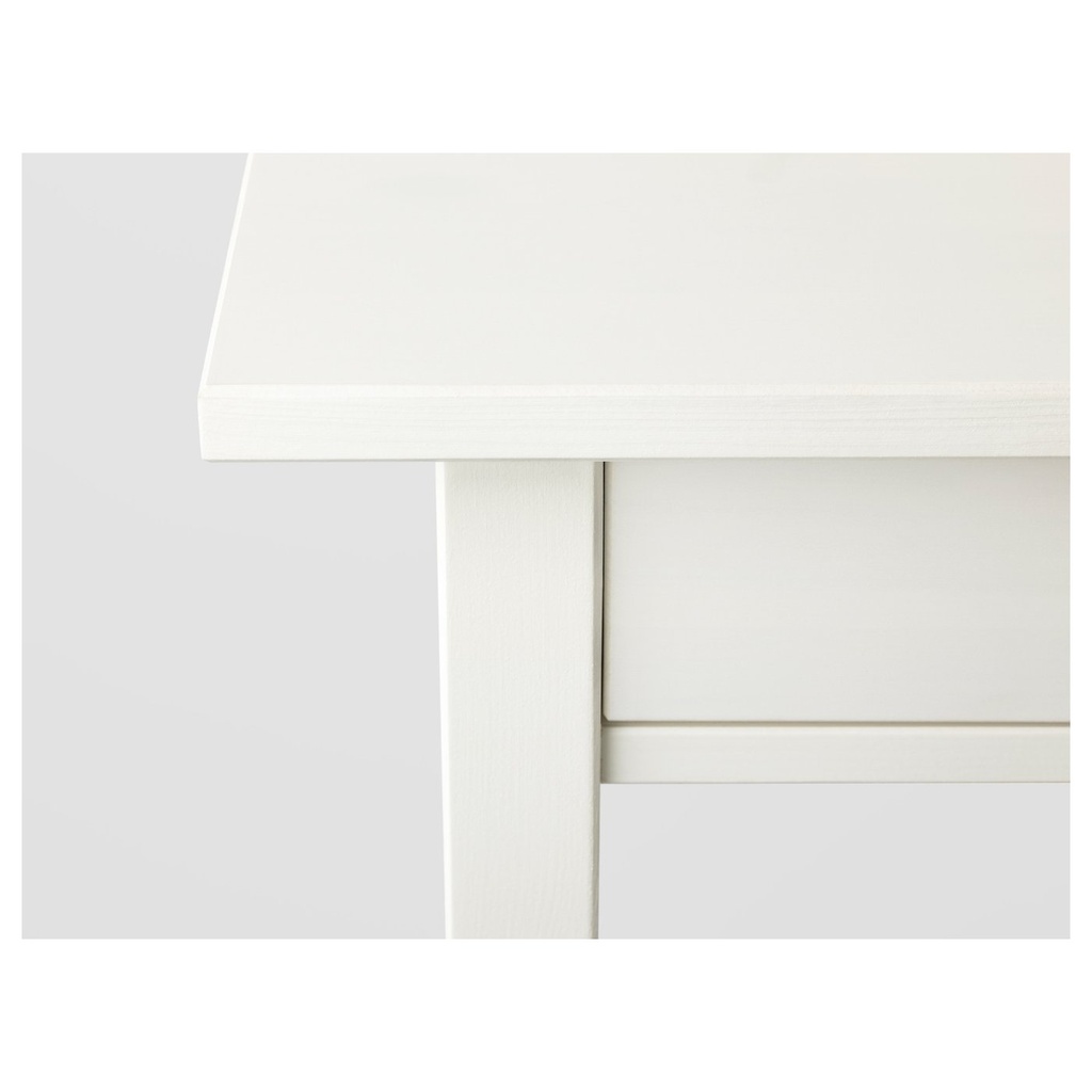 HEMNES Nightstand - white stain 18 1/8x13 3/4 "