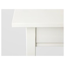 HEMNES Nightstand - white stain 18 1/8x13 3/4 "