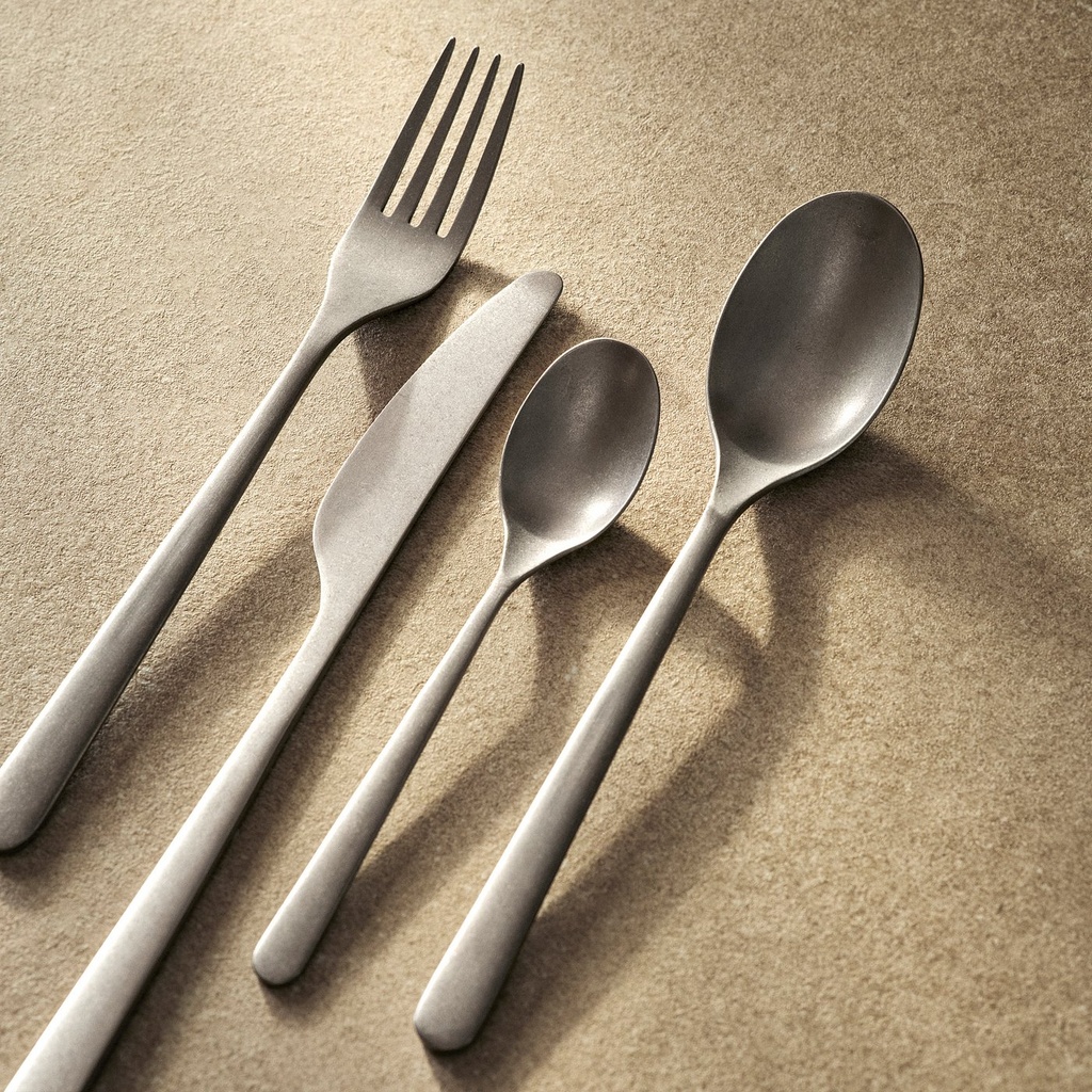 PRAKTBOTIA 16-piece flatware set - stainless steel