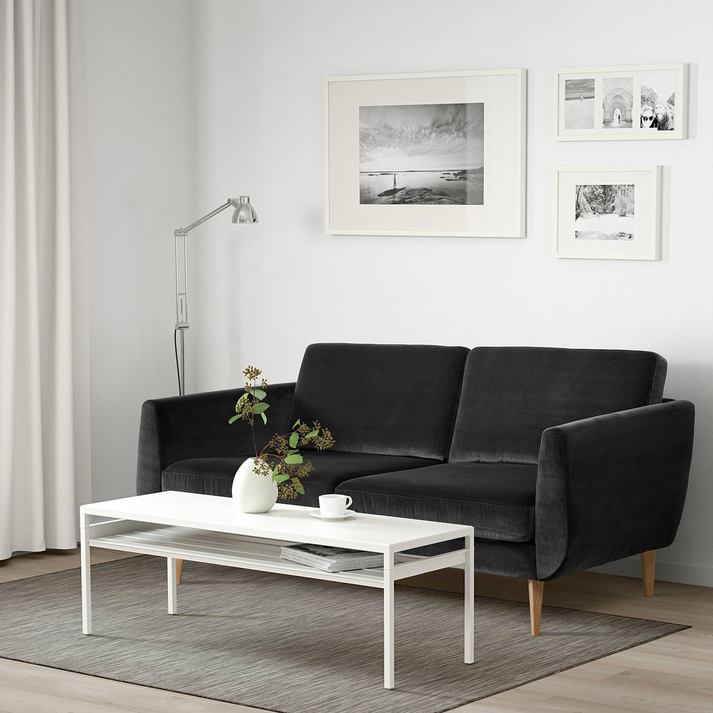 SMEDSTORP 3-seat sofa - Djuparp/dark grey oak