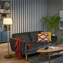 SMEDSTORP 3-seat sofa - Djuparp/dark grey oak