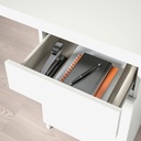 MALM Desk - white 140x65 cm (55 1/8x25 5/8 ")
