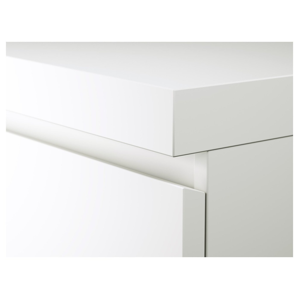 MALM Desk - white 140x65 cm (55 1/8x25 5/8 ")