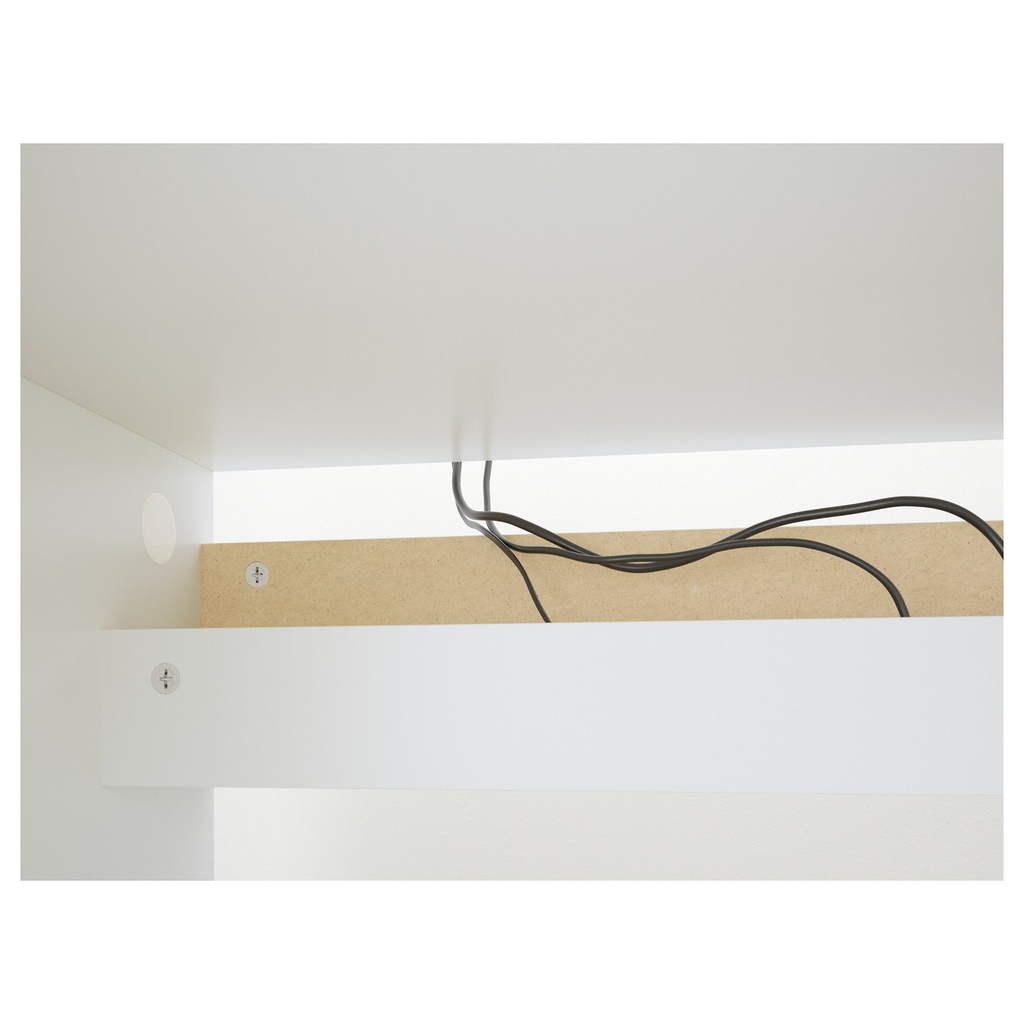 MALM Desk - white 140x65 cm (55 1/8x25 5/8 ")