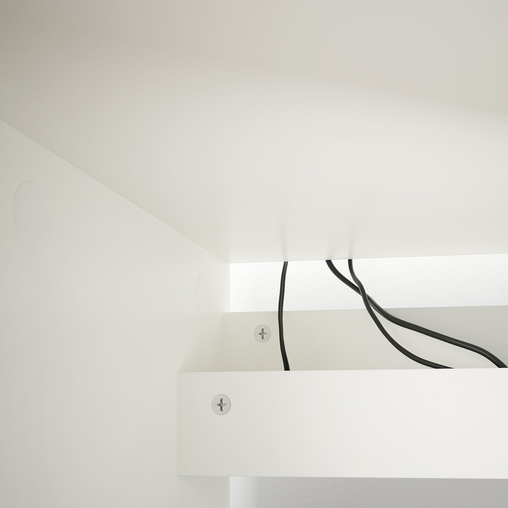 MALM Desk - white 140x65 cm (55 1/8x25 5/8 ")