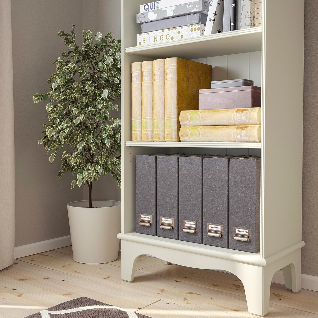 LOMMARP Bookcase - light beige 65x199 cm