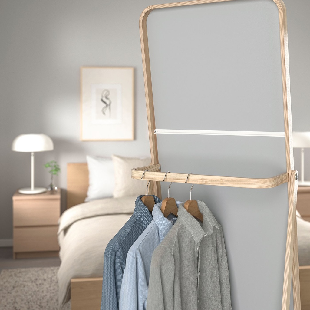 IKORNNES Standing mirror - ash 52x167 cm