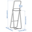 IKORNNES Standing mirror - ash 52x167 cm