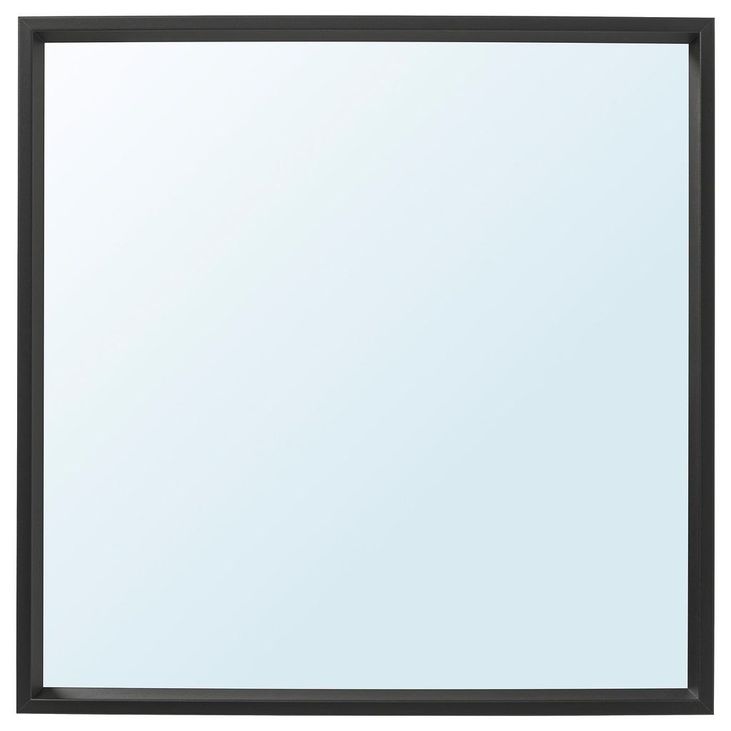 NISSEDAL Mirror - black 25 5/8x25 5/8 "