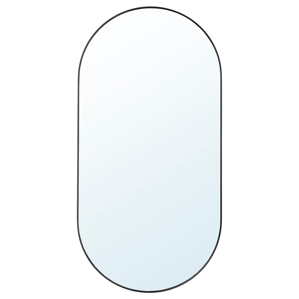LINDBYN Mirror - black 60x120 cm