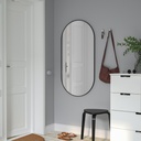 LINDBYN Mirror - black 60x120 cm