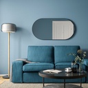 LINDBYN Mirror - black 60x120 cm