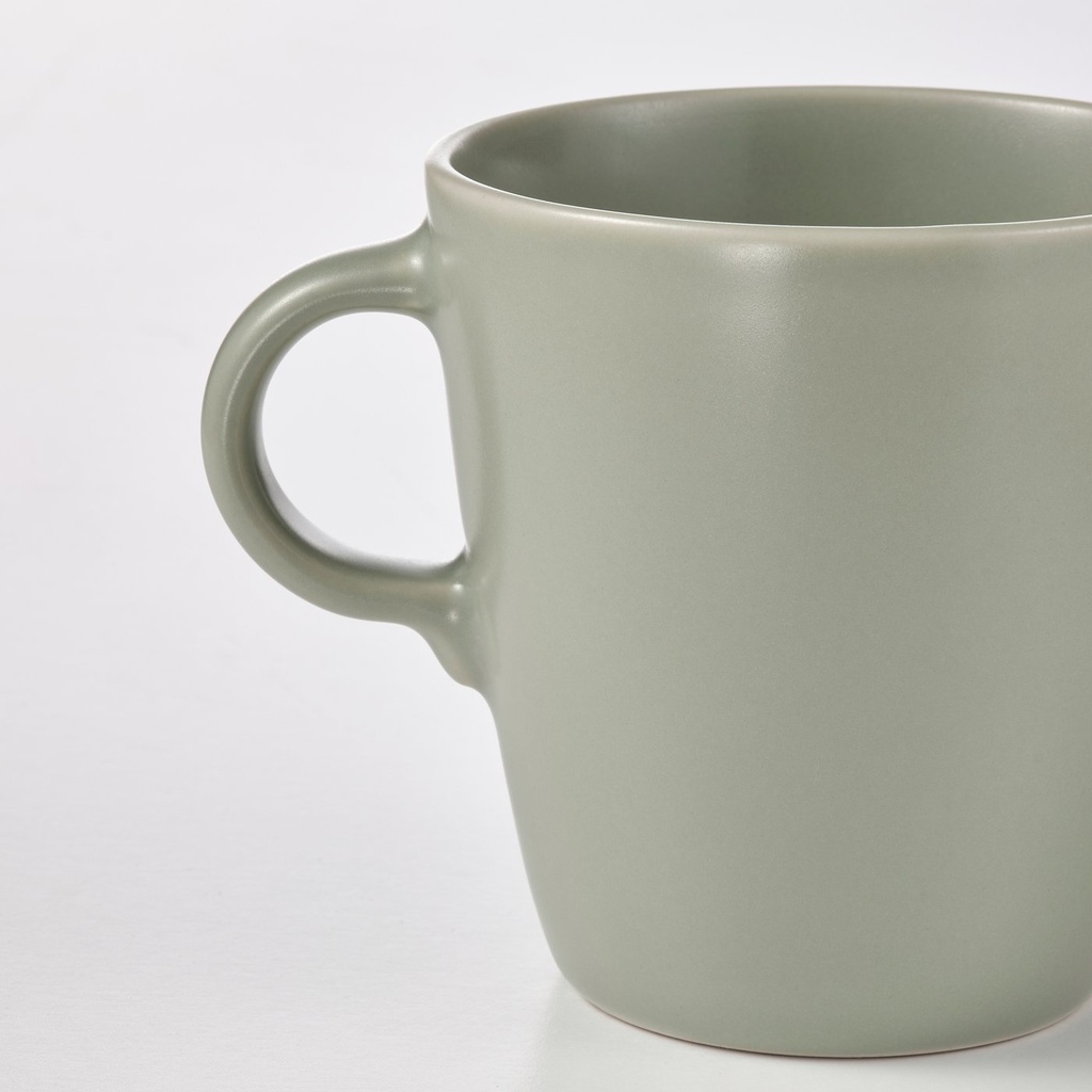 FÄRGKLAR Mug - matt green 37 cl