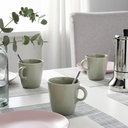 FÄRGKLAR Mug - matt green 37 cl