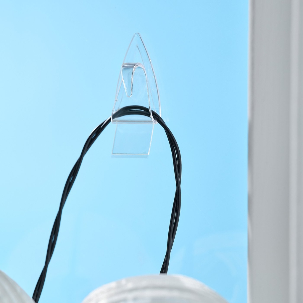 NÄSBJÖRN Hook, self-adhesive - transparent