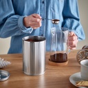 BETTHAJ Tin with lid - for coffee/tea/silver-colour 1.3 l