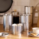 BETTHAJ Tin with lid - for coffee/tea/silver-colour 1.3 l