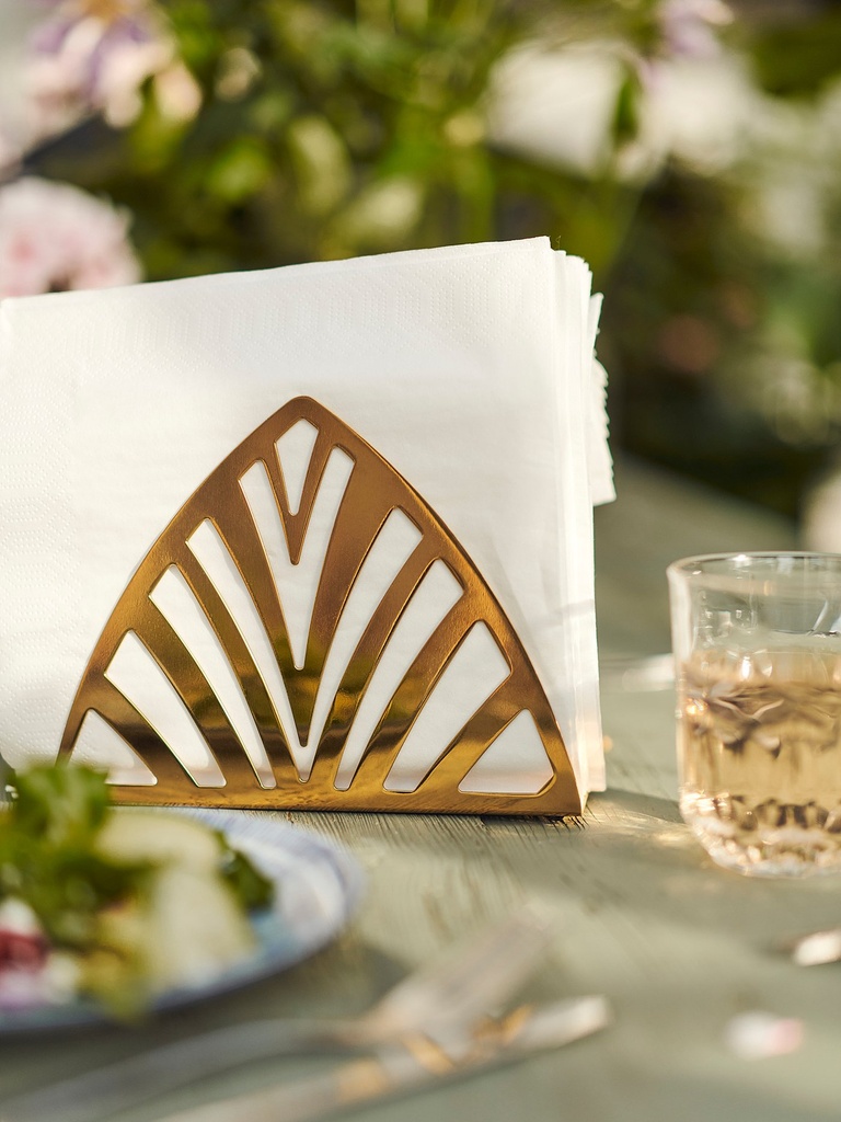 TILLSTÄLLNING Napkin holder - brass-colour