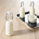 KORKEN Bottle with stopper - clear glass 15 cl